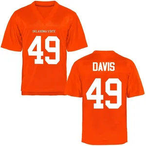 Dylan Davis Oklahoma State Cowboys Youth Replica Football College Jersey - Orange