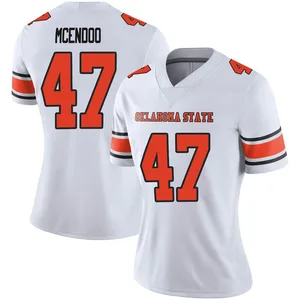 Luke McEndoo Nike Oklahoma State Cowboys Women's Limited Women Football Jersey - White