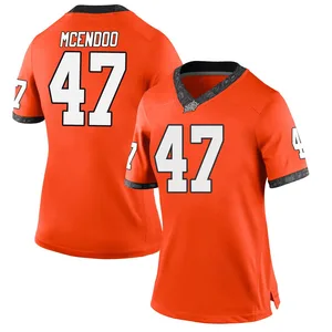 Luke McEndoo Nike Oklahoma State Cowboys Women's Replica Football College Jersey - Orange