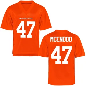 Luke McEndoo Oklahoma State Cowboys Men's Game Football College Jersey - Orange